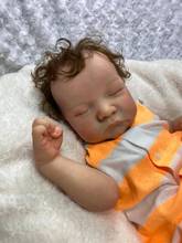 NPK 48CM Levi premie baby doll reborn boy detailed hand painting real soft touch cuddly baby collectibles realistic doll 2024 - buy cheap