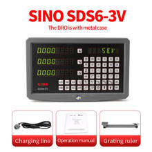 Sino dro SDS6-3V 3 axis digital readout display de metal embalagem torno moagem contador 110v/220v 2024 - buy cheap