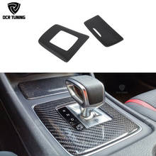 For Mercedes A45 CLA45 GLA45 AMG Carbon Fiber Gear Surround Compartment Cover Interior Trim Accessories 2024 - buy cheap