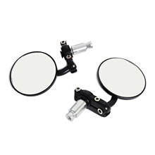 Nicecnc-espelho retrovisor para motocicleta, cor preta, 7/8 polegadas, espelho retrovisor para motocicleta 2024 - compre barato