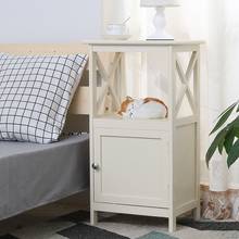  Simple and self-contained bedside table economy narrow side cabinet bedroom storage cabinet European style 2024 - buy cheap