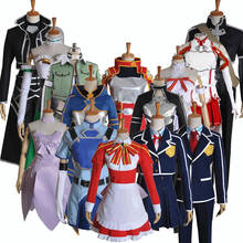 Sword Art Online SAO Asuna Yuuki Kirito Kazuto Konno Yuuki Group of Characters Cosplay Costume,Customized Accepted 2024 - buy cheap