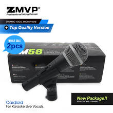 2pcs New Package!! Grade A Quality SM58S Professional Wired Microphone SM58SK Mic with ON/OFF Switch For Performance Live Vocals 2024 - buy cheap