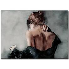 100% Hand-painted Sexy Nude Woman Oil Painting Picture Canvas Wall Art Unframed Figure Paintings Art Living Bedroom Decoration 2024 - buy cheap