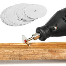 Mini hoja de sierra Circular, disco de corte eléctrico, herramienta rotativa para cortador de Metal Dremel, herramienta eléctrica, discos de corte de madera, 11 Uds. 2024 - compra barato