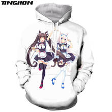 XS-7XL Anime Nekopara Chocola Vanilla 3D Printed Men Women Hoodies Sweatshirts Fashion Casual Streetwear Pullover Hoodie 03 2024 - buy cheap