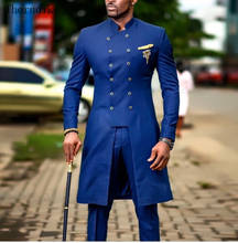 Thorndike Royal Blue Suit Slim Wedding Suits（Jacket+Pants）Suits for Men Groom Tuxedo Indian Wedding Wear Casual Man Blazer Men 2024 - buy cheap