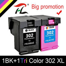 Cartucho de tinta remanufacturado HTL 302XL para impresora HP 302, HP302 XL, Deskjet 1110, 1111, 1112, 2130, 2131 2024 - compra barato