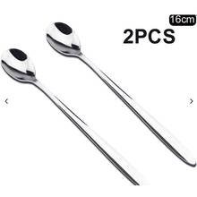 Teaspoons Long Handled Stainless Steel Coffee Spoon Ice Cream Dessert Tea Spoon For Picnic Kitchen Long Handle Spoon Tools 2024 - buy cheap