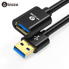 Удлинительный кабель Biaze USB, кабель USB 3,0 2,0 для ПК, Smart tv, PS4, Xbox, SSD, USB3.0, Удлинительный Кабель USB 3,0 2,0 2024 - купить недорого