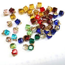 Botones de cristal de diamantes de imitación de alta calidad, 12 colores, botones de diamantes de imitación para ropa, accesorios de joyería decorativos, colgante, 10 Uds. 2024 - compra barato