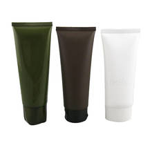 Tubo âmbar branco e verde, pote para cosméticos, 24x100ml, 100g, embalagem em plástico, tubo vazio 2024 - compre barato