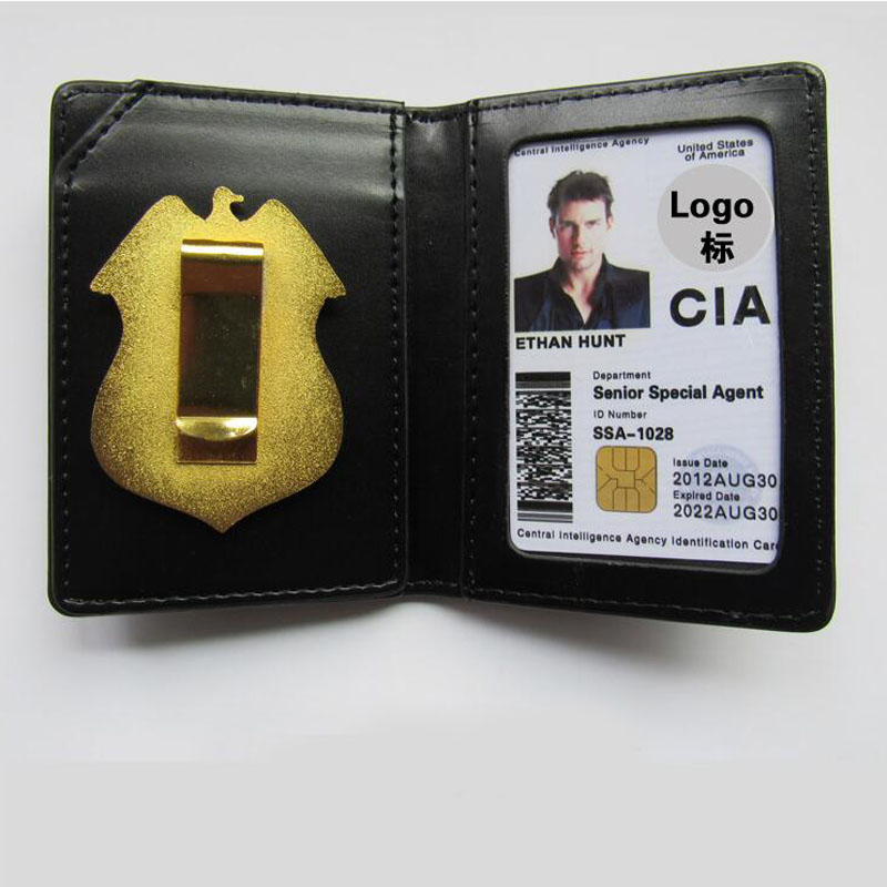 Buy Movie Cosplay Mission Impossible II Ethan Hunt ID Card CIA Badge Holder  Case in the online store Shop5509060 Store at a price of 31.97 usd with  delivery: specifications, photos and customer