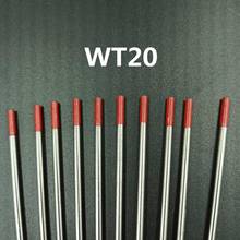 Electrodo de tungsteno rojo WT20, 1,0, 1,6, 2,0, 2,4, 3,0, 3,2mm, 2%, máquina de soldadura, varilla Tig, 150mm 2024 - compra barato