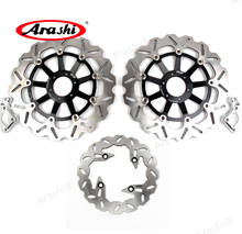 Arashi-disco de freno delantero y trasero flotante, rotores para HONDA VTEC 400, 1999-2015, CB400, 2000, 2001, 2002, 2003, 2004, 1 Juego 2024 - compra barato