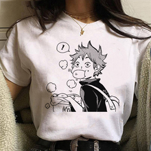 Camiseta feminina oya oya haikyuu, camiseta de desenho animado para mulheres, manga curta, anime kawaii harajuku, camiseta casual gótica 2024 - compre barato