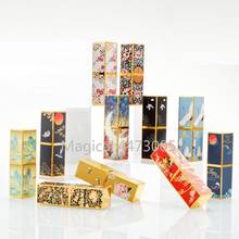 10/30/50pcs China Egypt Style Tetris Square Empty Lipstick Tube 12.1mm Lip Balm Container Shell Packaging Cosmetics Refillable 2024 - buy cheap