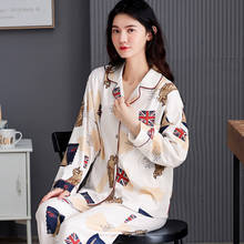 Pijamas de algodón 100% para Mujer, ropa de Dormir de salón, color blanco sólido, para dormitorio y hogar, de invierno 2024 - compra barato