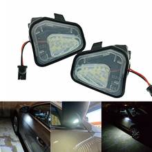 2Pcs No Error Car LED Puddle Under Side Mirror Light Lamp For Volkswagen VW Passat B7 EOS CC Scirocco MK3 Jetta MK6 2024 - buy cheap