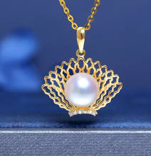 Accesorios de joyería únicos de Plata de Ley 925 con Base colgante, accesorios de montaje para piedras de perlas, Coral cristalino 2024 - compra barato