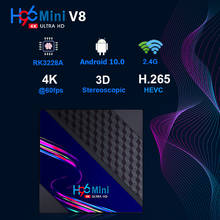 H96 MINI V8 Smart TV Box Android 10 RK3228A 2.4G WiFi 4K 60fps Media Player HD Google Youtube Set top Box H96mini tvbox 2024 - buy cheap