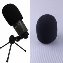 LETAOSK Black Sponge Windscreen Windshield Microphone Sponge Foam Cover Fit for Audio Technica AT2020 Pop Filter 2024 - buy cheap