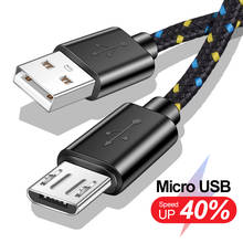Кабель Micro USB 0,5 м, 1 м, 2 м, 3 м, кабель для быстрой зарядки и передачи данных, адаптер для Samsung S7, Xiaomi, Huawei, Android, кабель Micro USB 2024 - купить недорого