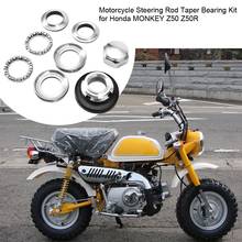 1 Set Motorcycle Steering Bearing System Steering Rod Taper Bearing Kit Aluminum Alloy Universal for Honda MONKEY Z50 Z50R 2024 - buy cheap