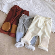 Pantalones de invierno para bebés, pantalones de terciopelo para recién nacidos, Harem, Leggings para bebés 2024 - compra barato
