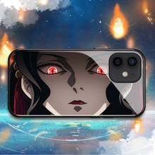 Demon Slayer Kibutsuji Muzan Phone Case For Iphone 12 13 11 Pro X Xr Xs Max 6 6s 7 8 Plus Tempered Glass Shell Cover 2024 - buy cheap