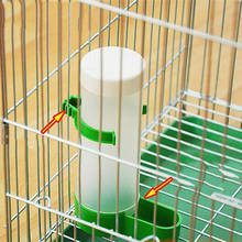 Automatic Parrot Drinker With Clip Food Water Dispenser For Parakeets Budgie Cockatiel Lovebirds Bird Water Food Feeder Cage 2024 - купить недорого