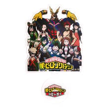 Meu boku não herói academia midoriya izuku bakugou katsuki tudo pode ochako tenya shouto acrílico standee estatuetas bolo topper 2024 - compre barato