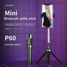 Roreta-Palo de Selfie inalámbrico 3 en 1, Mini trípode plegable, monopié extensible para iPhone, IOS, Android, P60 2024 - compra barato