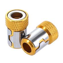 Pontas de chave de fenda magnética 1/4 "1/4mm, parafuso de metal, ímã forte, magnetizador para phillips elétrico 2024 - compre barato