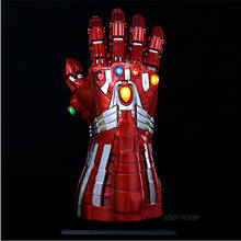  Avengers Super Hero Iron Man Gauntlet LED with Statue Resin Action Figure Desk Decoration Collection Model Toy 45cm 2024 - buy cheap