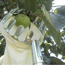 Металлический фруктовый сборщик удобный садоводческий фруктовый сборщик садовые яблоки, персики инструменты для сбора 2024 - купить недорого