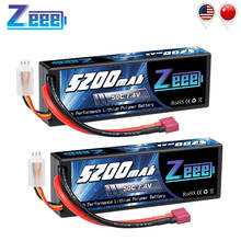 1/2units Zeee 5200mAh 7.4V 50C Lipo Batteries for RC Car 2S RC Lipo Battery with T Plug For RC Drone Car Truck Helicopter Boat 2024 - buy cheap
