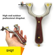 Technology Wood New Outdoor Hunting Shooting Slingshot Slingshot Stainless Steel 304 Rubber Band Sights Slingshot 2024 - buy cheap