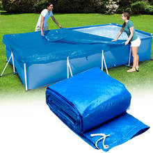 Cubierta de PE para piscina, impermeable, a prueba de polvo, Rectangular, de colocación rápida, 102x67in 2024 - compra barato