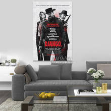 Classic Movie Canvas Poster Django Unchained Retro Art Prints Vintage Wall Decor Pictures Quentin Tarantino Canvas Posters 2024 - buy cheap