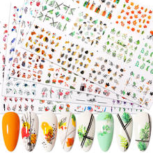 Наклейки для ногтей, декоративные Геометрические линии, 12 видов 2024 - купить недорого