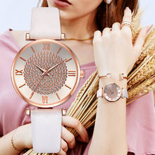 Простые Роскошные Брендовые женские часы, кожаные кварцевые часы, модные наручные часы, женские часы, часы для женщин, Relogio reloj mujer 2024 - купить недорого