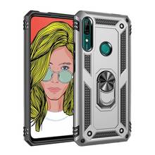 Funda de lujo a prueba de golpes para Huawei P Smart Z, STK-LX1, PSMART 2019, POT-LX3, silicona, parachoques, anillo de Metal duro 2024 - compra barato