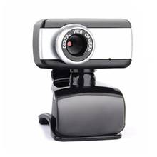 Для прямого видео вещания вызова конференции работа Мини компьютер веб-камера для ПК 480P HD веб-камера с микрофоном вращающиеся камеры 2024 - купить недорого
