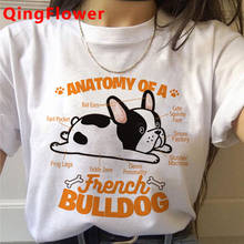 French Bulldog Kawaii Funny Cartoon T Shirt Women Harajuku Cute Anime T-shirt Summer Plus Size Tshirt Graphic Top Tees Female 2024 - buy cheap