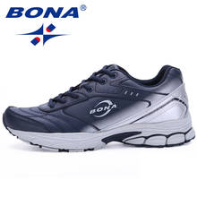 BONA New Running Shoes for Men Comfortable Sneakers Jogging Trekking  Women Sport Shoes Jogging Cushion Outdoor Walking Shoes 2024 - buy cheap