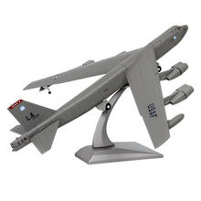 Modelo de avión de pie de 25 cm, escala 1/200, B-52 del Ejército de EE. UU., bombardero estratégica, combate Stratofortress 2024 - compra barato