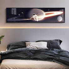 Lienzo de Sistema Solar para pared, pinturas de planetas, carteles de astronautas espaciales e impresiones, imagen para guardería, decoración de sala de estar, cabecera 2024 - compra barato