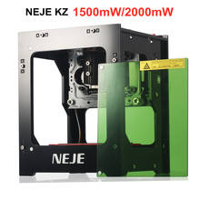 NEJE Hot selling KZ1500mW 445nm Ai Mini Desktop Laser Engraver Machine CNC Router DIY Wood Laser Printer 2024 - buy cheap