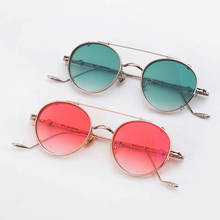 Óculos de sol com design de marca feminino, óculos de sol com degradê, vintage, luxuoso, 2020 2024 - compre barato